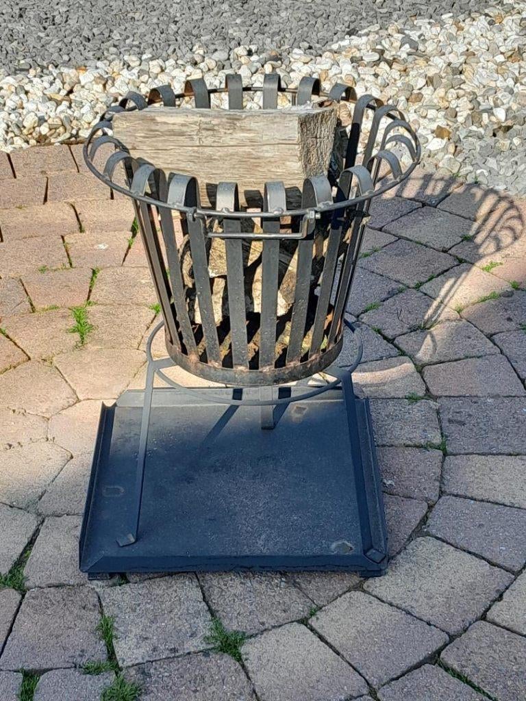 vuurkorf, Ophalen, Gebruikt, Vuurkorf