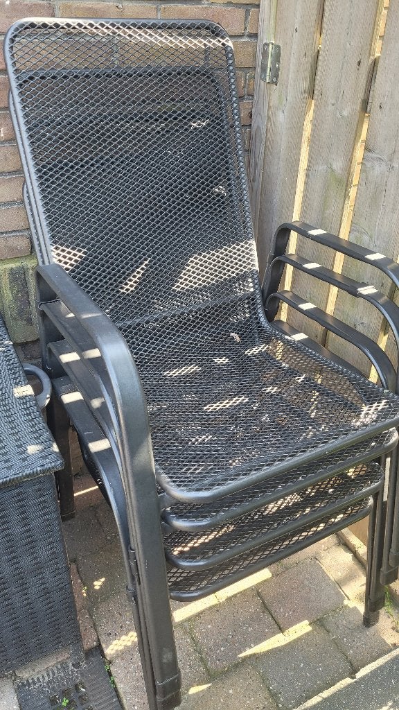 Tuinstoel, Tuin en Terras, Tuinstoelen, Ophalen, Gebruikt, Metaal