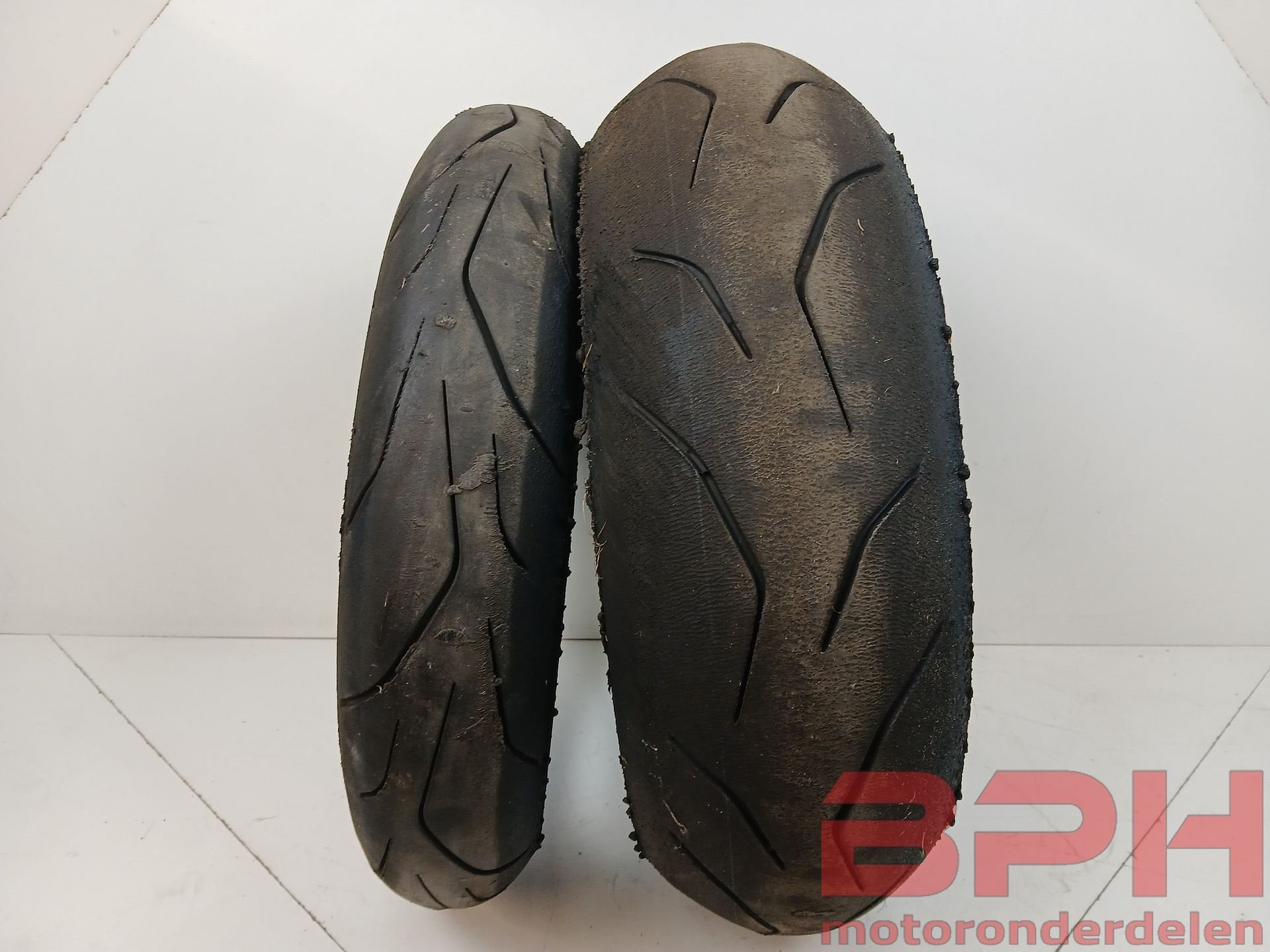 Set motorbanden Dunlop Sportsmart TT 120/70/17 / 190/55/17, Gebruikt, -, -, Ophalen of Verzenden