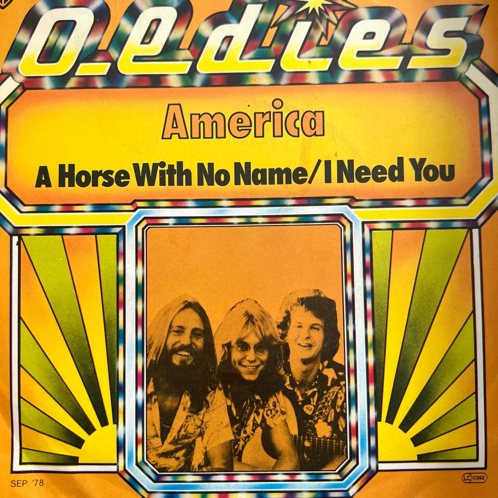 America - A Horse With No Name / I Need You, Ophalen of Verzenden, Gebruikt, Pop