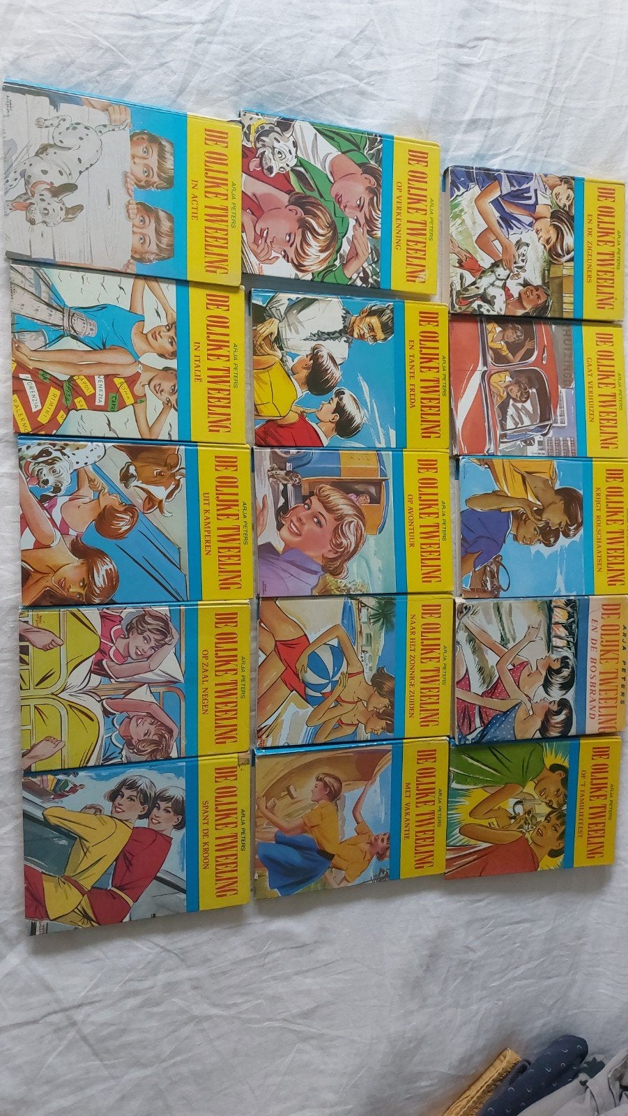 12x De Olijke Tweeling boeken - Arja Peters, Ophalen of Verzenden, Gelezen, Arja Peters, Fictie algemeen
