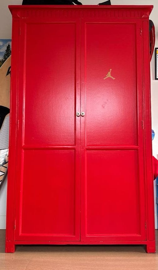 Gratis houten kast, Antiek en Kunst, Ophalen