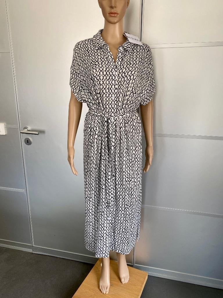 i287 Nieuw: Desires maat S=36 lange/maxi blouse-jurk vest, Desires, Wit, Nieuw, Ophalen of Verzenden