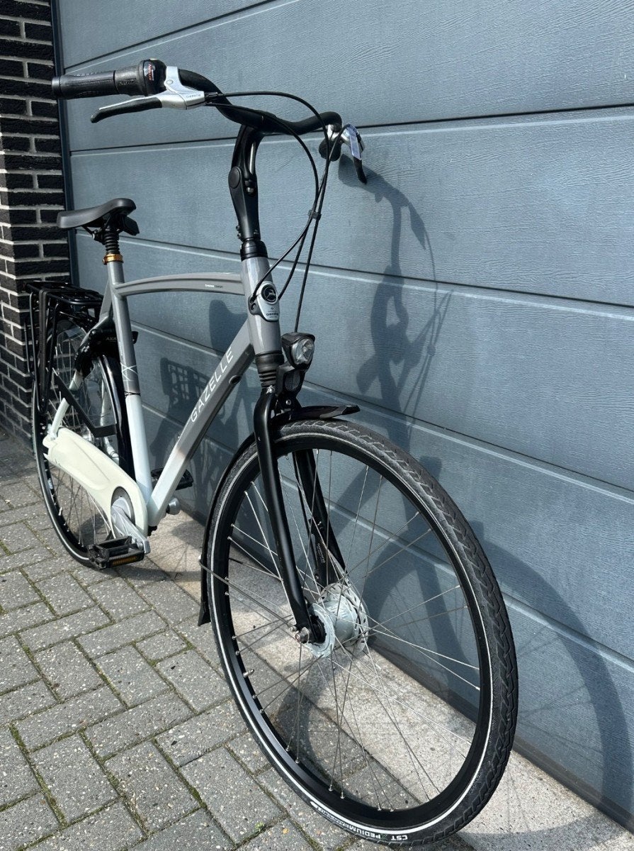 Gazelle Charmonix Comfort Heren Wit/Grijs 61cm, Ophalen, Gebruikt, -, -