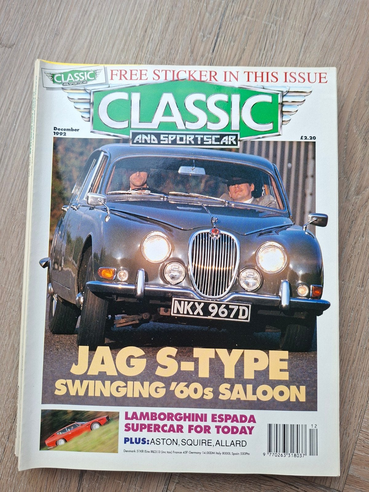 Classic & Sportscar Magazine - December 1992 - Jag S-Type, Ophalen of Verzenden, Gelezen