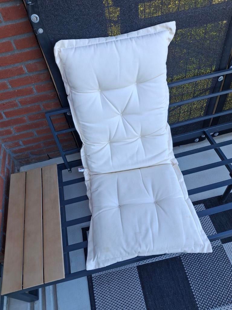 Comfortabel zitkussen voor bank of stoel - Crème, Ophalen, Gebruikt, Beige, Rechthoekig