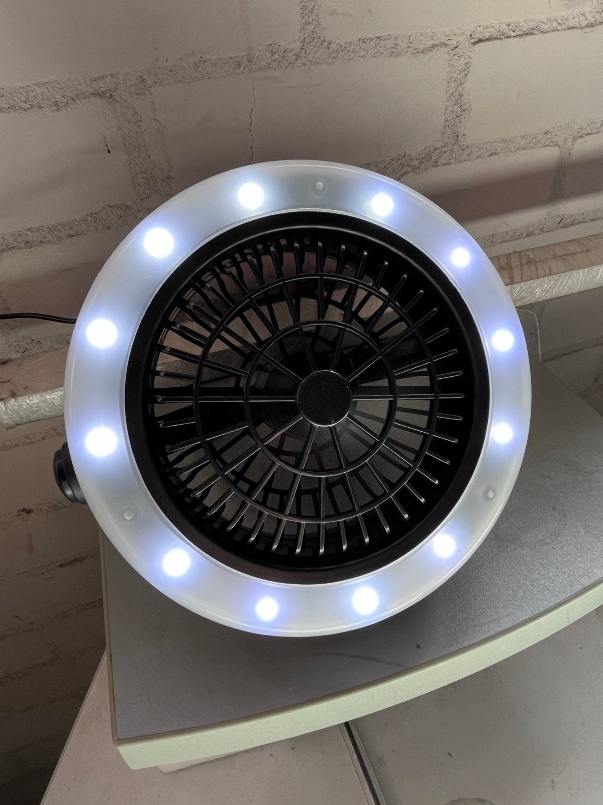 7 x Ohnana Draagbare Ventilator + LED Licht, Ophalen of Verzenden, Nieuw