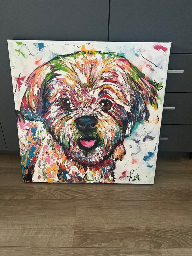 Schilderij, Ophalen, Textiel, Dieren