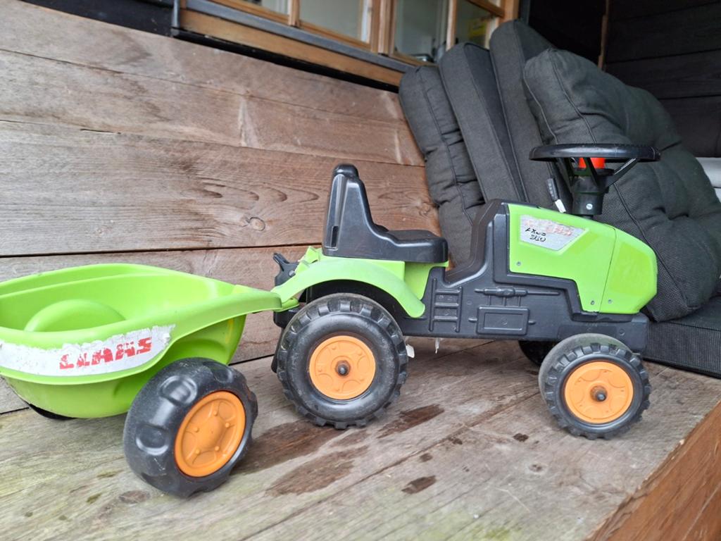 Looptractor claas, Kinderen en Baby's, Speelgoed | Buiten | Skelters, Ophalen, Gebruikt, Overige merken
