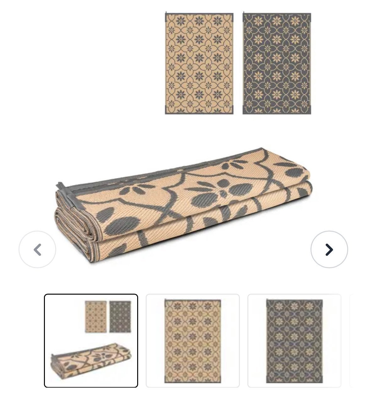 Safarica Safarimat 270x400 Tiles grey/beige, Ophalen, Zo goed als nieuw