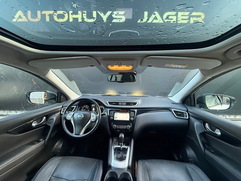 Nissan Qashqai 1.2 Tekna Tekna Automaat Pano 360 Leder Cruis, Auto's, Nissan, Gebruikt, 116 pk, Wit, Bedrijf