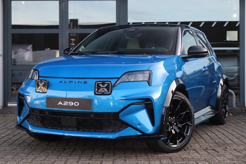 Alpine A290 GTS 52 kWh | DEVIALET AUDIO | Stoel & stuurverwa, Huisgarantie, Met garantie (alle), Blauw, Automatische klimaatregeling