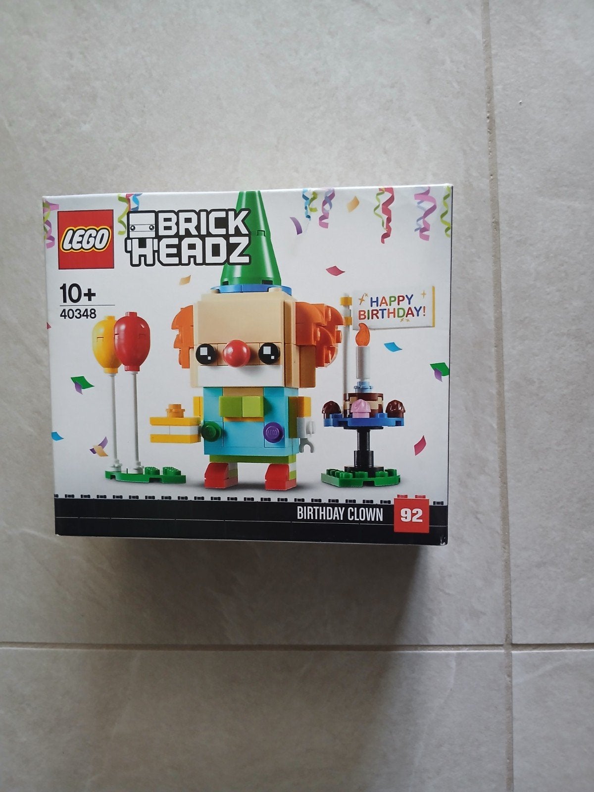 LEGO BrickHeadz 40348 Birthday Clown Nieuw en Sealed, Kinderen en Baby's, Speelgoed | Duplo en Lego, BrickHeadz, Lego, Nieuw, Ophalen of Verzenden