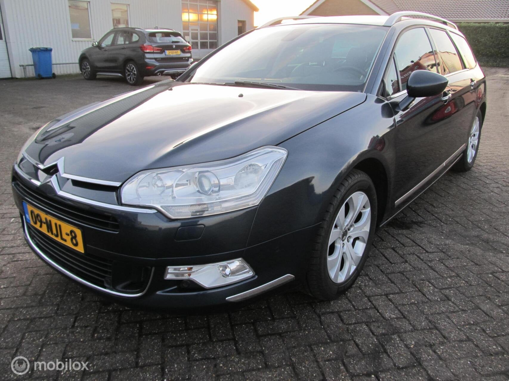 Citroen C5 Tourer 1.6 THP Exclusive, 223415 km met NAP pas, Auto's, Dealer onderhouden, Gebruikt, Beige, Blauw
