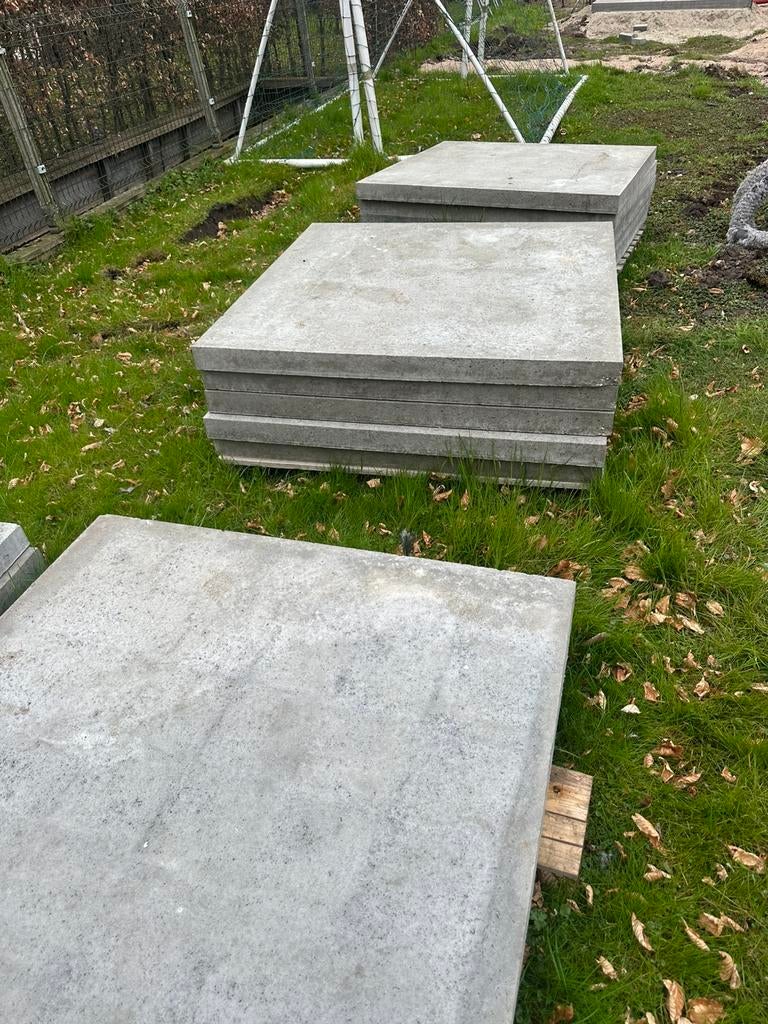 Nieuw 14 stuks oud hollandse tegels 120x120x7, Tuin en Terras, Ophalen, Nieuw, Beton, Terrastegels