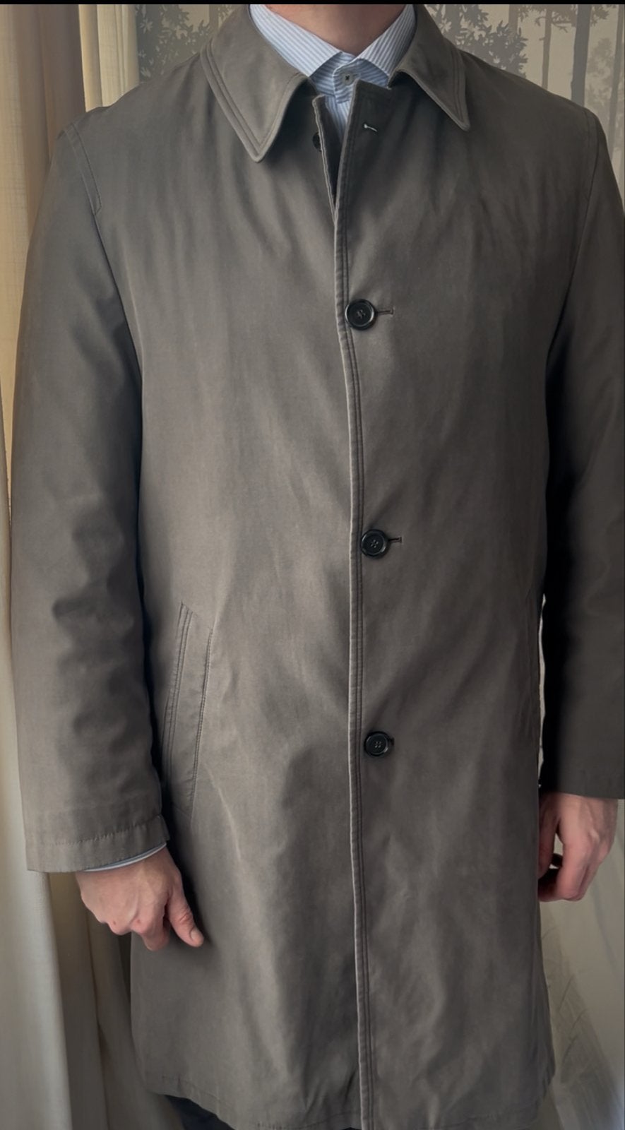 Bugatti lange warme herenjas maat106/L/XL- Zo goed als nieuw, Ophalen, Zo goed als nieuw, Maat 56/58 (XL), Overige kleuren