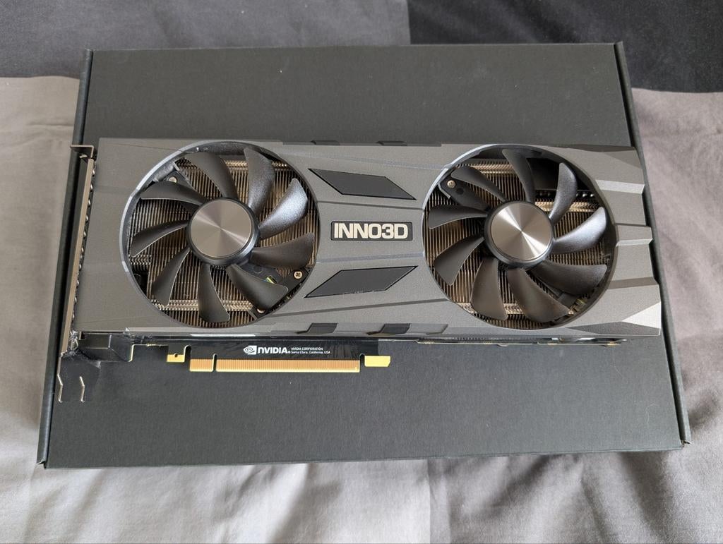 Inno3d NVIDIA RTX 2070 Super Videokaart, Computers en Software, Videokaarten, Gebruikt, Nvidia, PCI-Express 3.0, GDDR6, HDMI, DisplayPort