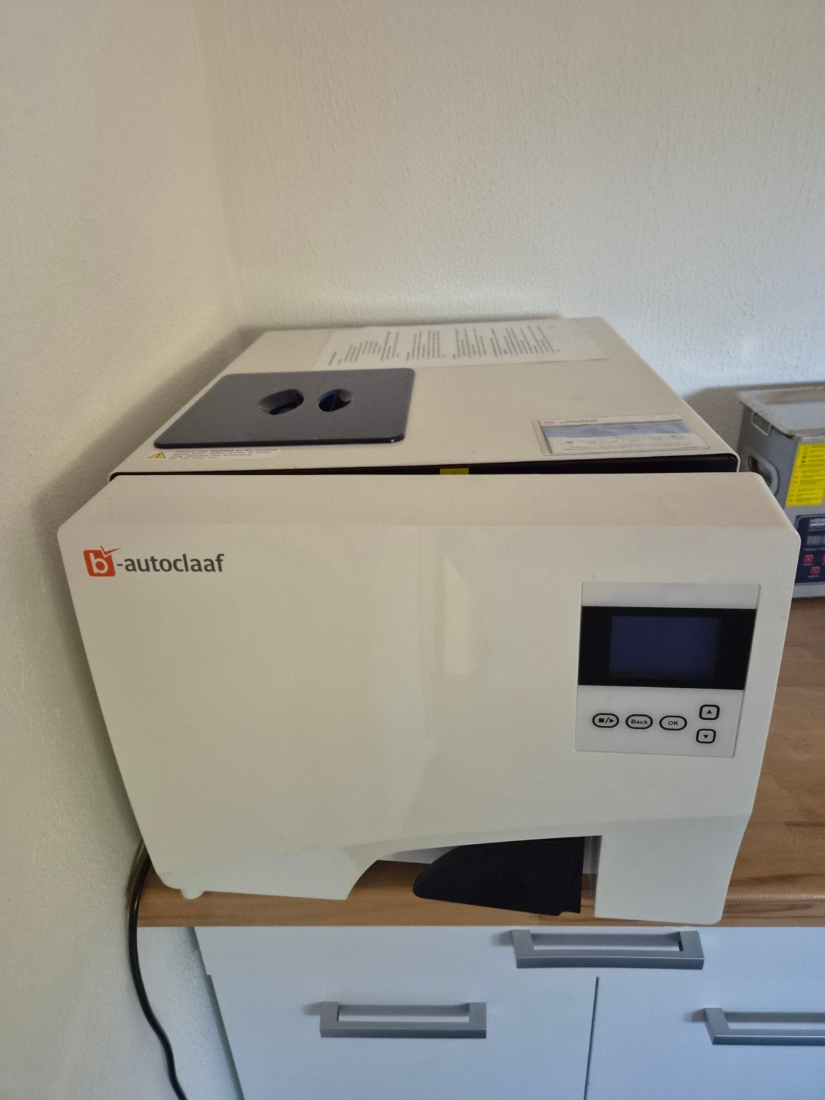 B Autoclaaf + HBM Digitale Ultrasoon Reiniger 12L als nieuw!, Ophalen, Zo goed als nieuw