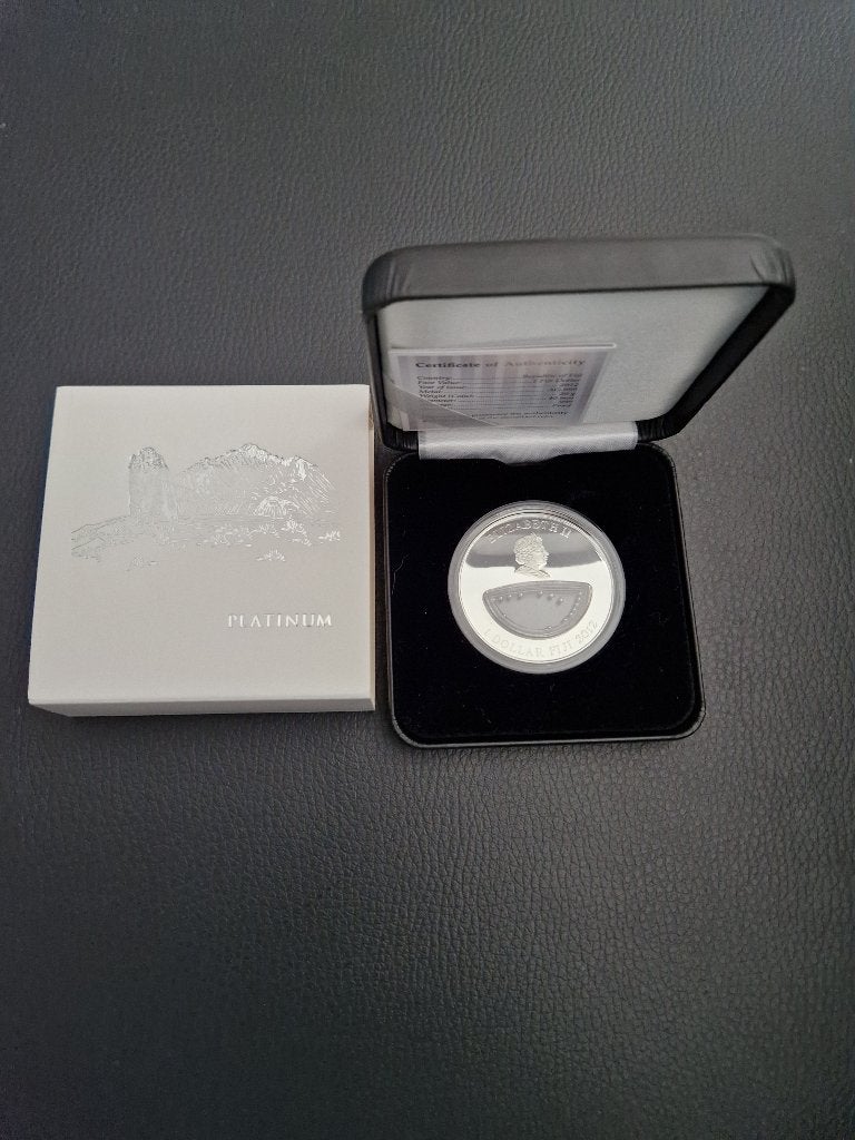 Zilveren Munt Fiji 2012 — Mother Nature: Canada Platinum 1$, Verzenden, Setje, Goud