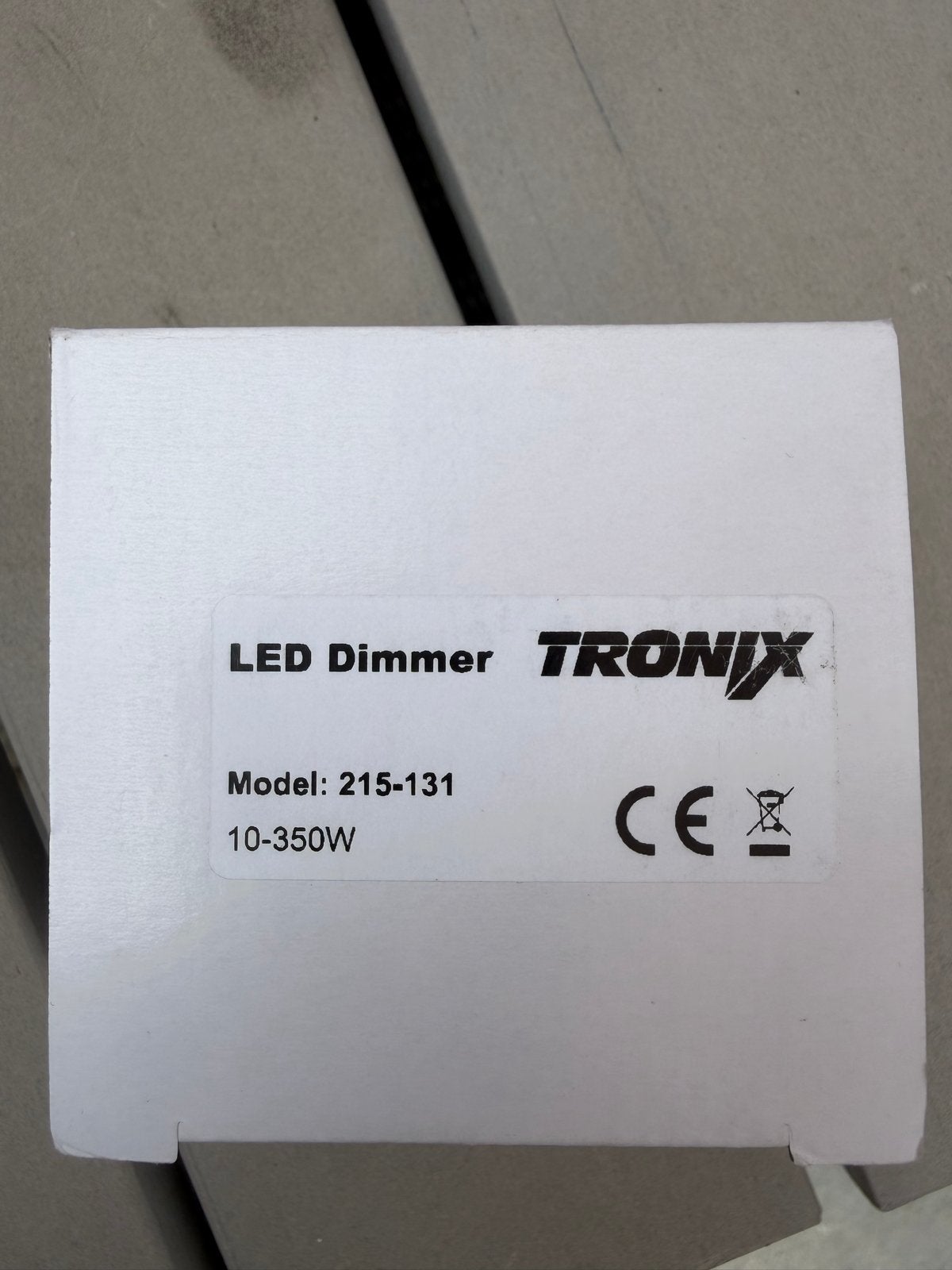 Tronix LED Dimmer 10-350W, Model: 215-131, Ophalen, Nieuw, Overige merken, Dimmer