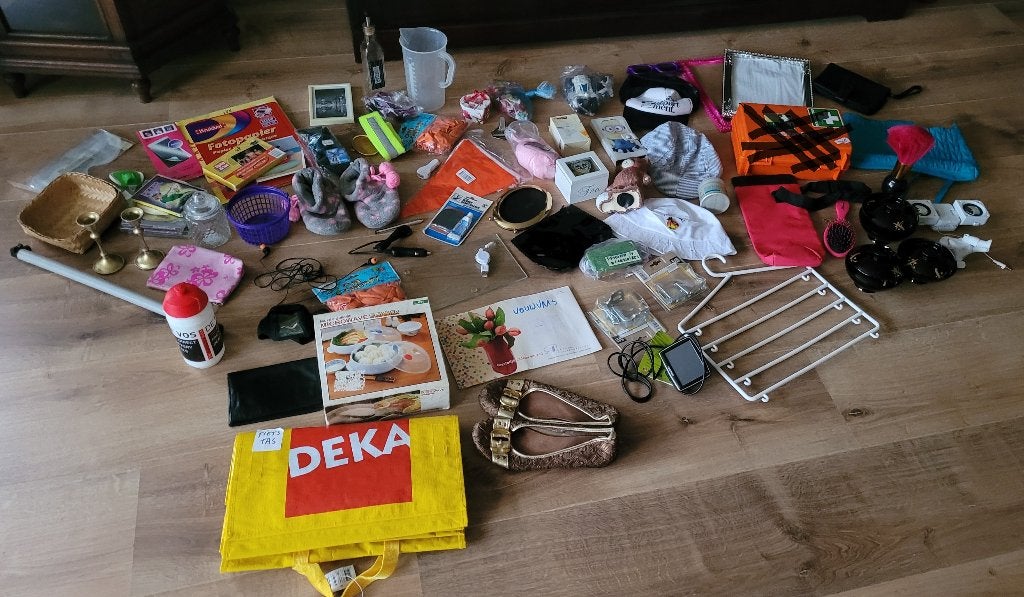 DOOS ROMMELMARKT SPULLEN, Diversen, Ophalen of Verzenden, Gebruikt