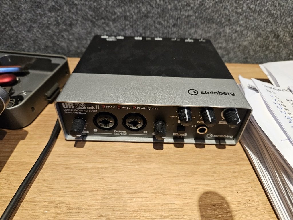 Te koop Steinberg UR-22 mk-II audio / midi interface, Ophalen of Verzenden, Zo goed als nieuw