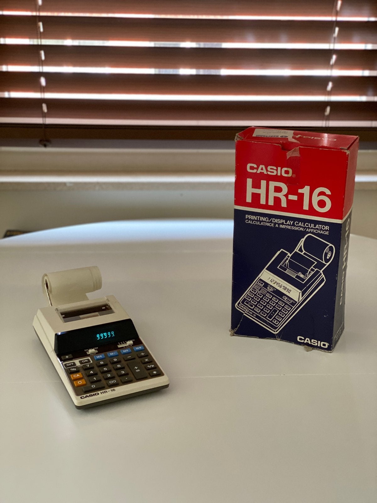 Casio HR-16 retro vintage jaren 80 rekenmachine, Diversen, Rekenmachines, Ophalen of Verzenden
