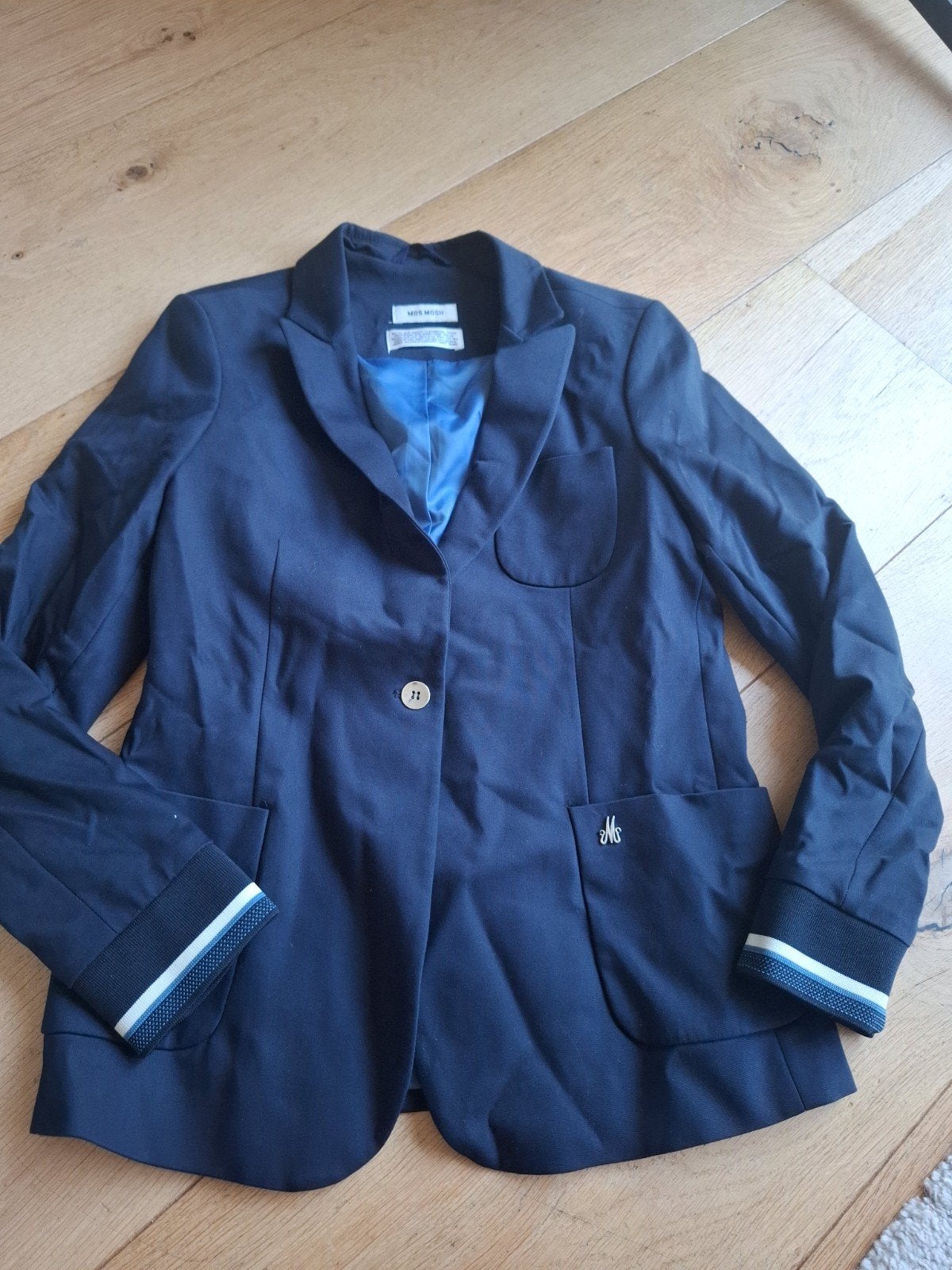 Mos Mosh Blazer Jasje Blauw Maat 38 (M), Kleding | Dames, Maat 38/40 (M), Mos Mosh, Blauw, Ophalen of Verzenden