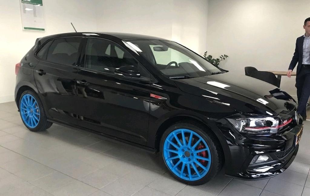 18 inch 5x100 Velgen + Hankook V12 Evo banden VW Audi Seat, Ophalen, 18 inch, Gebruikt, 205 mm
