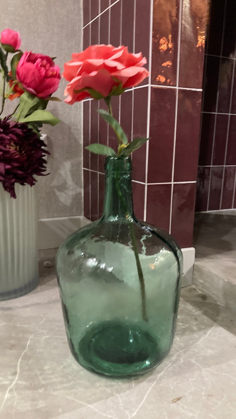 Mooie lichtgroene mandfles 5L, Ophalen