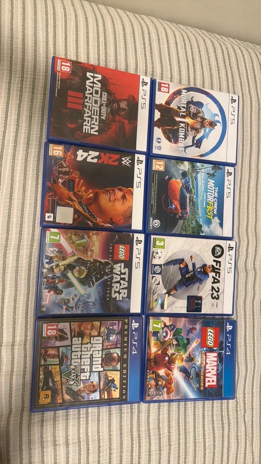PS4/PS5 Games: Modern Warfare, Mortal Kombat, FIFA 23, GTA V, Spelcomputers en Games, Games | Sony PlayStation 5, Ophalen, Gebruikt
