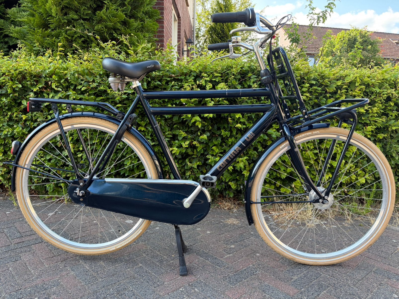 Cortina U4 transport 28 inch 5 versnelling H61 NIEUWSTRAAT, Versnellingen, Zo goed als nieuw, 61 tot 65 cm, Trommelrem