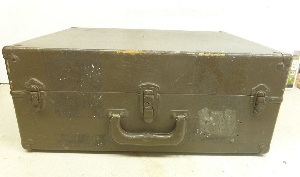 Transportkist voor een Bell and Howell filmcamera 16 mm., Ophalen, Landmacht, Amerika