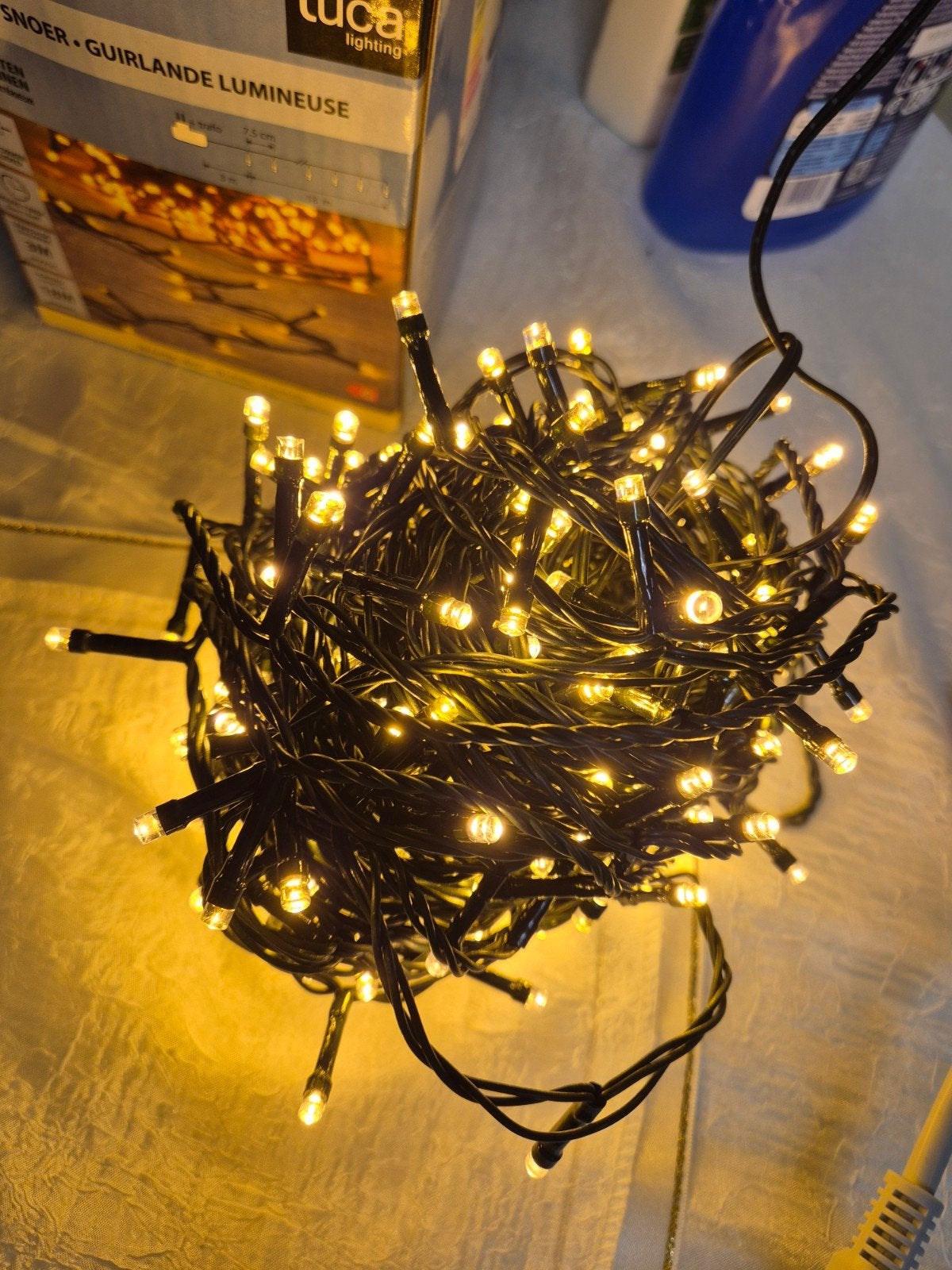 Luca Lighting LED Lichtslang Warm Wit - 240 LED's, 18m, Ophalen of Verzenden, Nieuw, Zwart, Overige merken