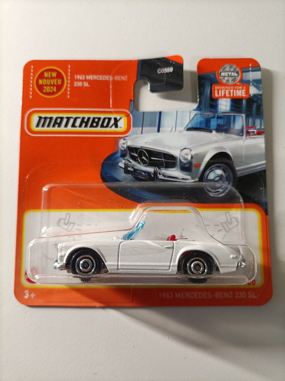 Matchbox 1963 Mercedes-Benz 230 SL - Nieuw 2024, Ophalen of Verzenden, Nieuw, Auto
