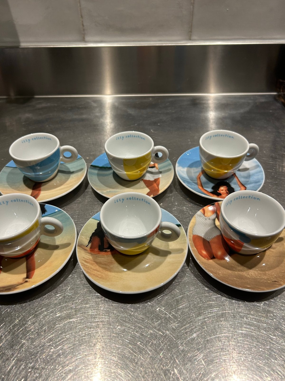 Illy Art Collection Marina abramovic illy 2002, Vintage, Ophalen of Verzenden, Zo goed als nieuw, Illy