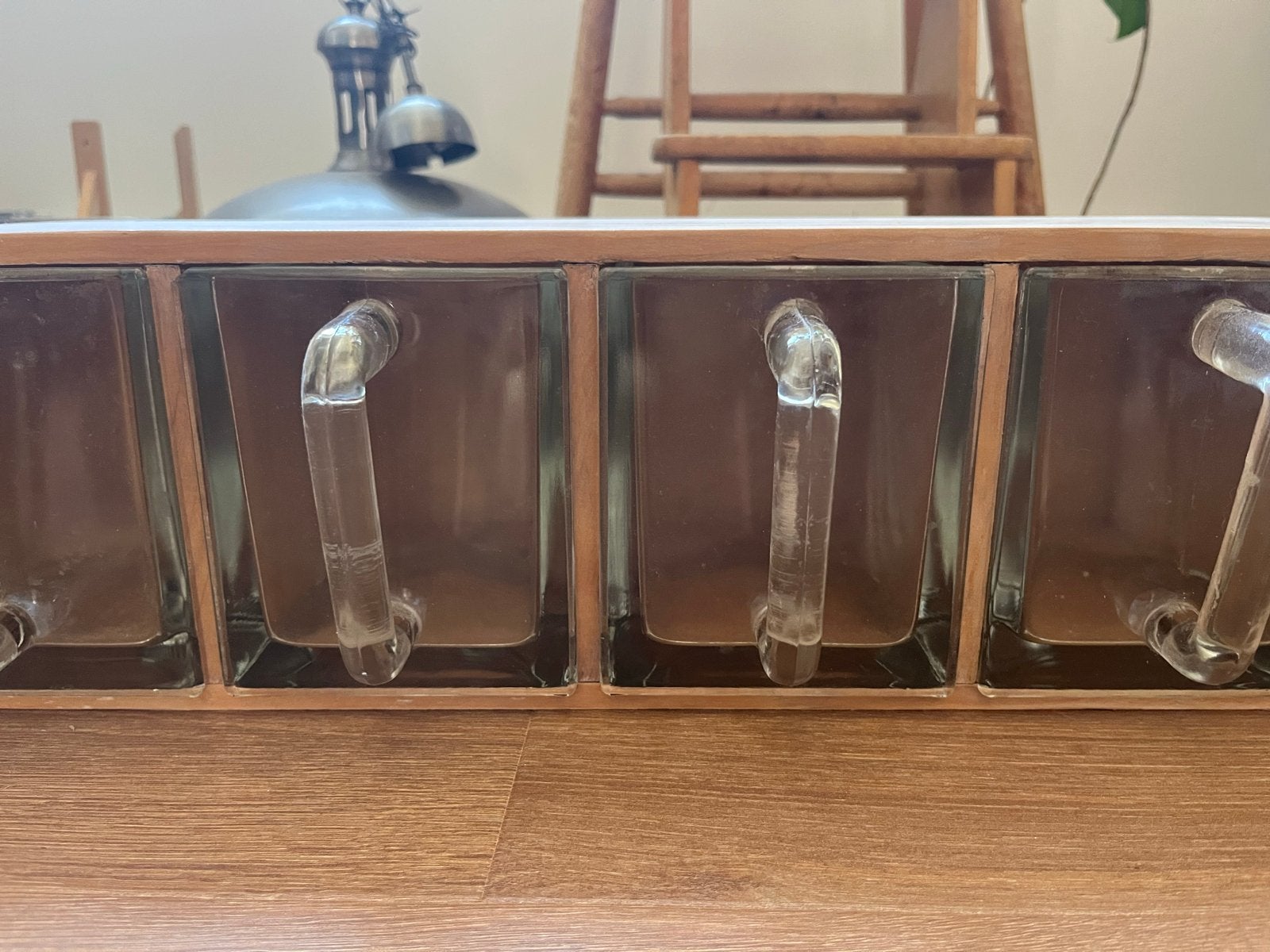 Vintage ikea forhoja kruideniersrek, Ophalen, Hout, Zo goed als nieuw, Voorraadpot