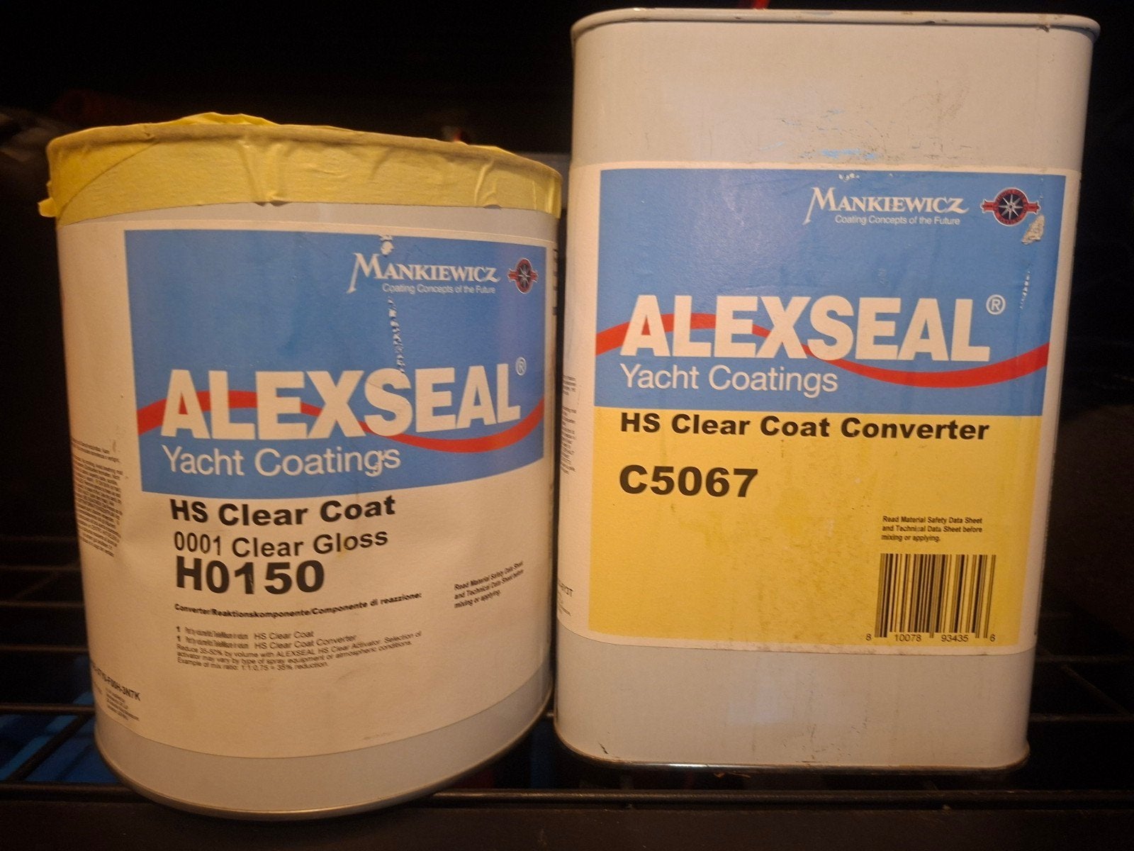 Alexseal HS Clear Coat & Converter - Jachtlak, Watersport en Boten, Ophalen, Nieuw, Verven