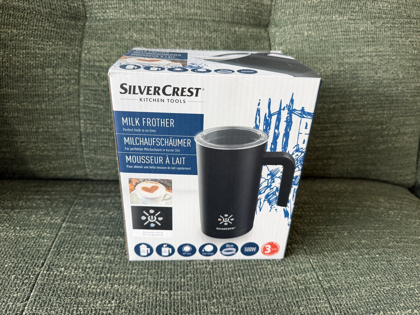 SilverCrest Melkopschuimer - Nieuw in doos, Ophalen of Verzenden, Nieuw, Elektrische melkopschuimer