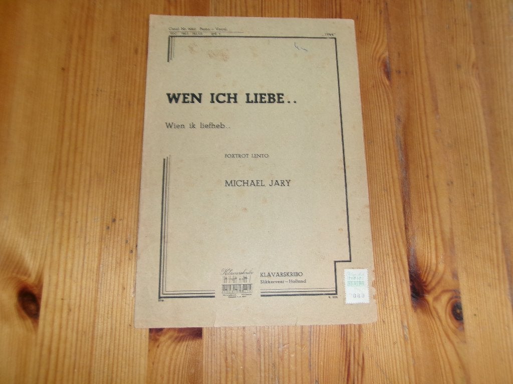 Klavarskribo -  Jary / Stolz / Schmidseder ..., Muziek en Instrumenten, Bladmuziek, Zang, Gebruikt, Ophalen of Verzenden, Artiest of Componist