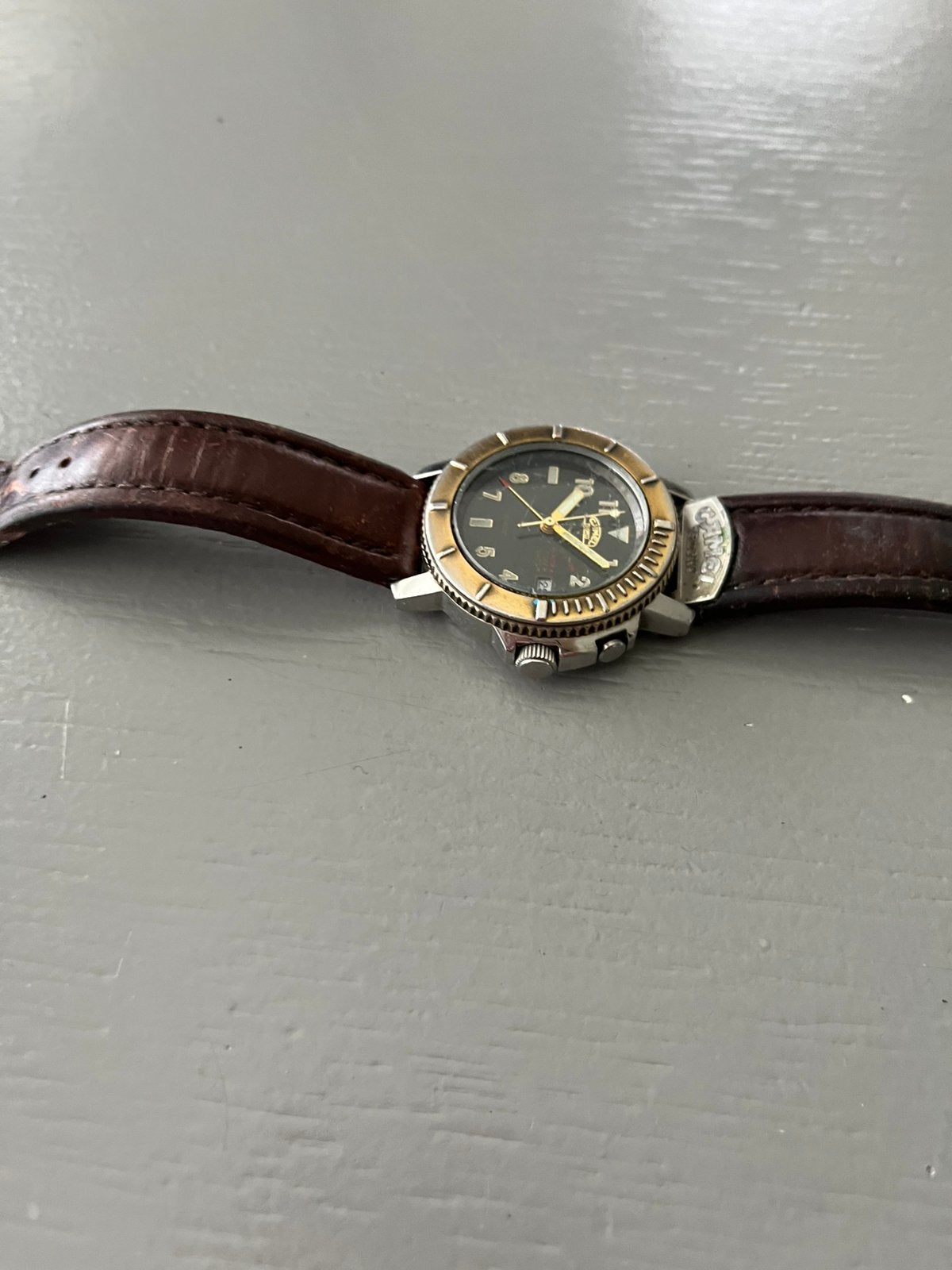 Vintage Camel Trophy horloge 10ATM 778.191-199/S2, Overige merken, Staal, Polshorloge, Ophalen of Verzenden