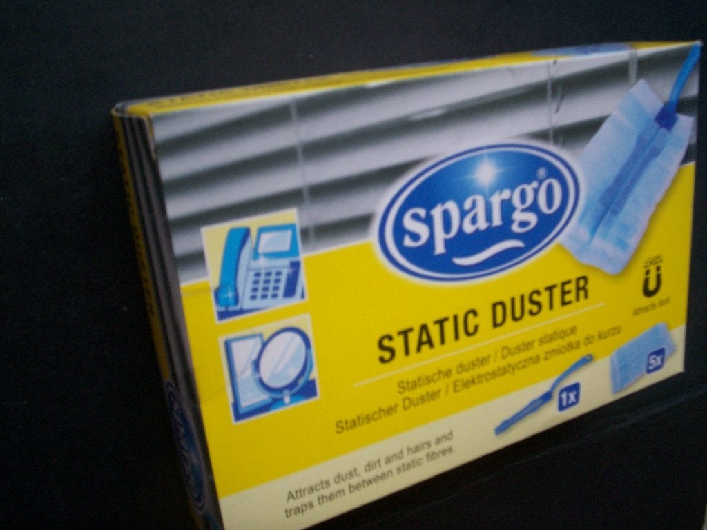 1x handvat Spargo STATIC DUSTER + 5x afstoffers Dayes Europe, Ophalen of Verzenden, Mop of Dweil
