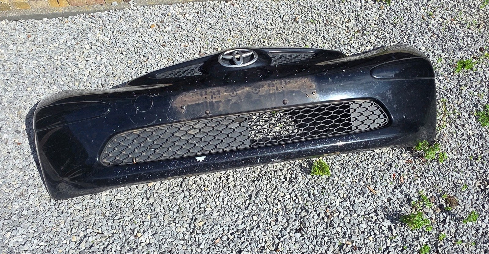 Zwarte Voor Bumper Toyota Aygo, Auto-onderdelen, Ophalen, Gebruikt, Voor, Toyota