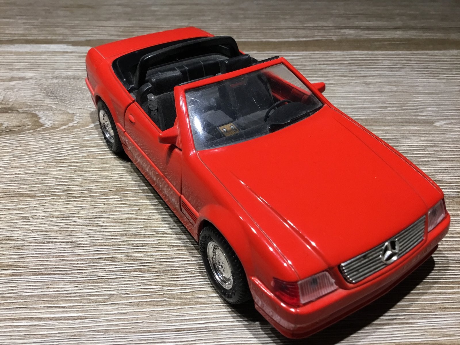 Mercedes 500 SL Modelauto Rood - Mira Made in Spain, Ophalen of Verzenden, Gebruikt