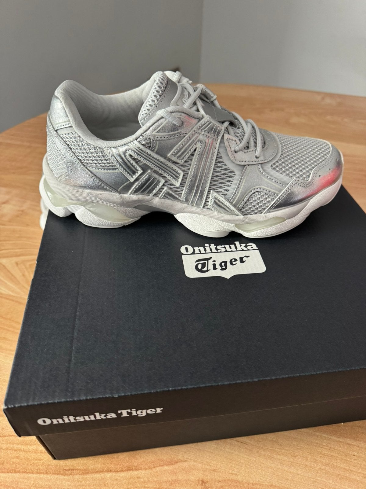 Otsinuka Tiger sneakers - zilver/grijs/wit - maat 40,5, Overige kleuren, Nieuw, Ophalen of Verzenden, Sneakers of Gympen