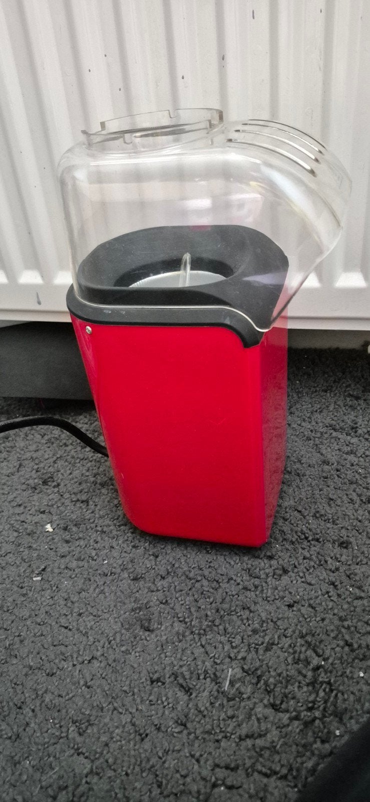 popcorn machine, Ophalen