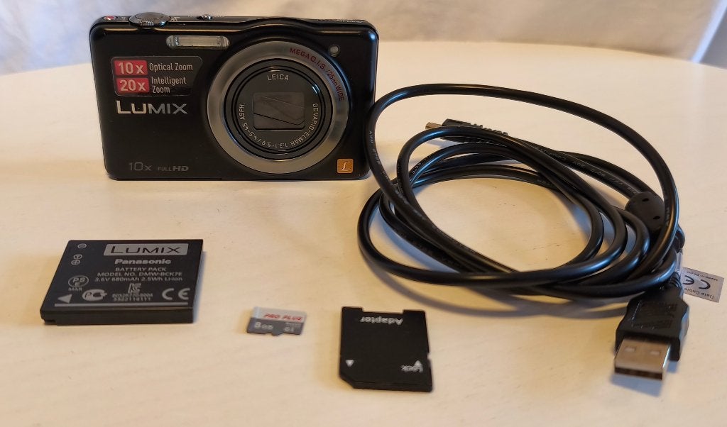 Panasonic Lumix DMC-SZ7 digital camera, Panasonic, Geheugenkaart, Zo goed als nieuw, Compactcamera