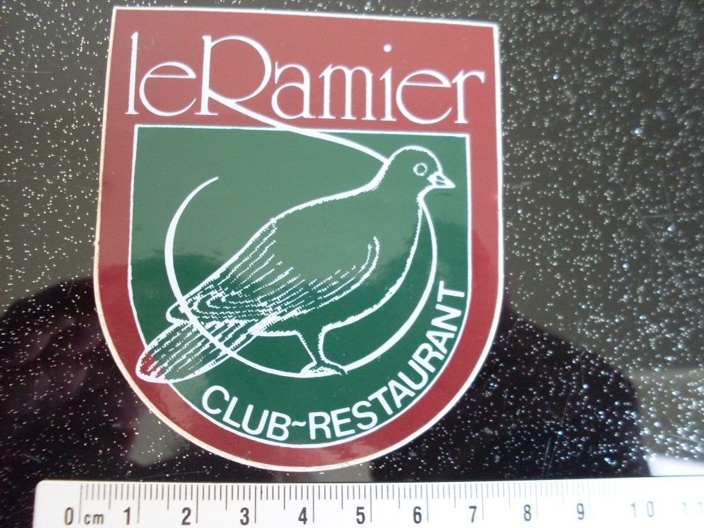 sticker le Ramier club restaurant logo leRamier, Verzamelen, Verzenden, Zo goed als nieuw, Bedrijf of Vereniging