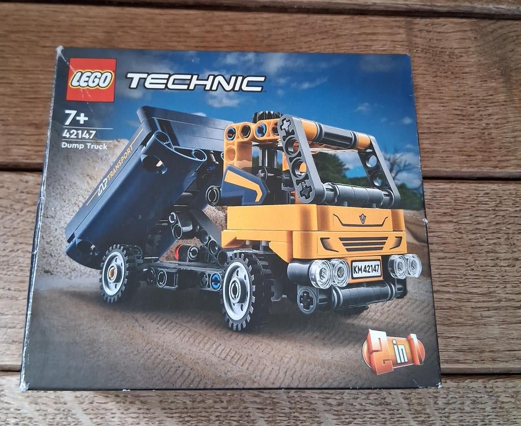 Lego Technic Kiepwagen 42147 - 2-in-1 set, Compleet, Lego, Ophalen of Verzenden, Zo goed als nieuw