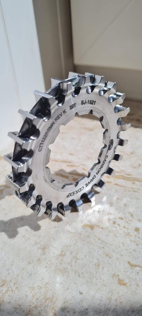Gates Carbon Drive CDX:EXP Achtertandwiel 22T, Fietsen en Brommers, Gebruikt, Overige typen, Staal, Ophalen of Verzenden